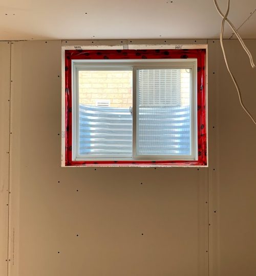 14 Drywall installed 7 Window