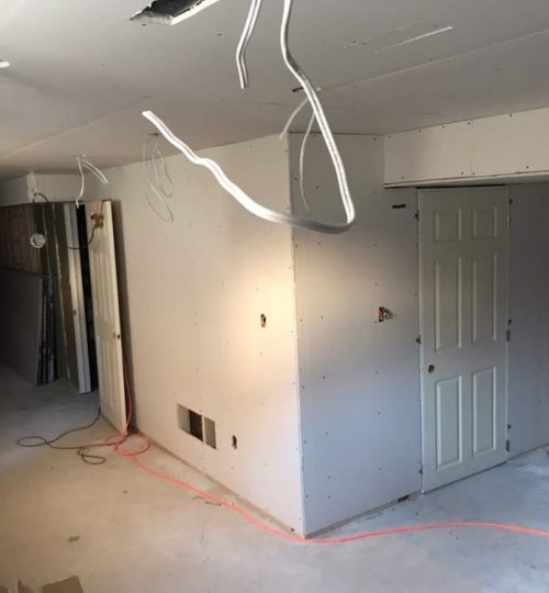 14 Drywall installed