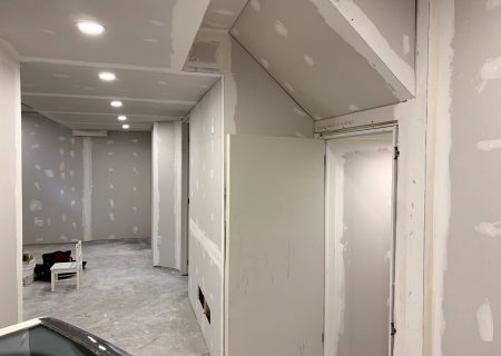 Finishing a Basement- Ready to Paint