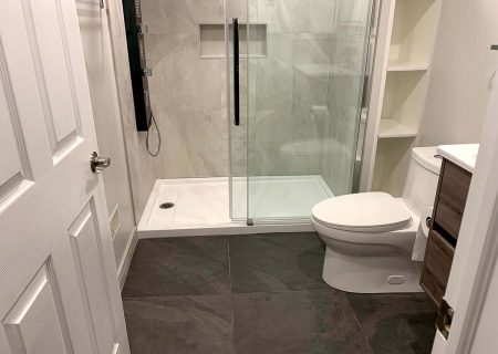 Creating a full bathroom in a basement